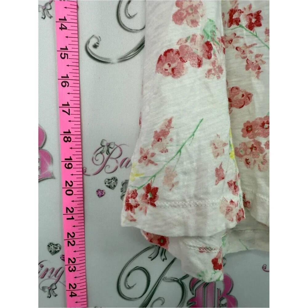 Ralph Lauren 2 piece set pj Floral Short Sleeve Pajama Set White, Pink, Yellow